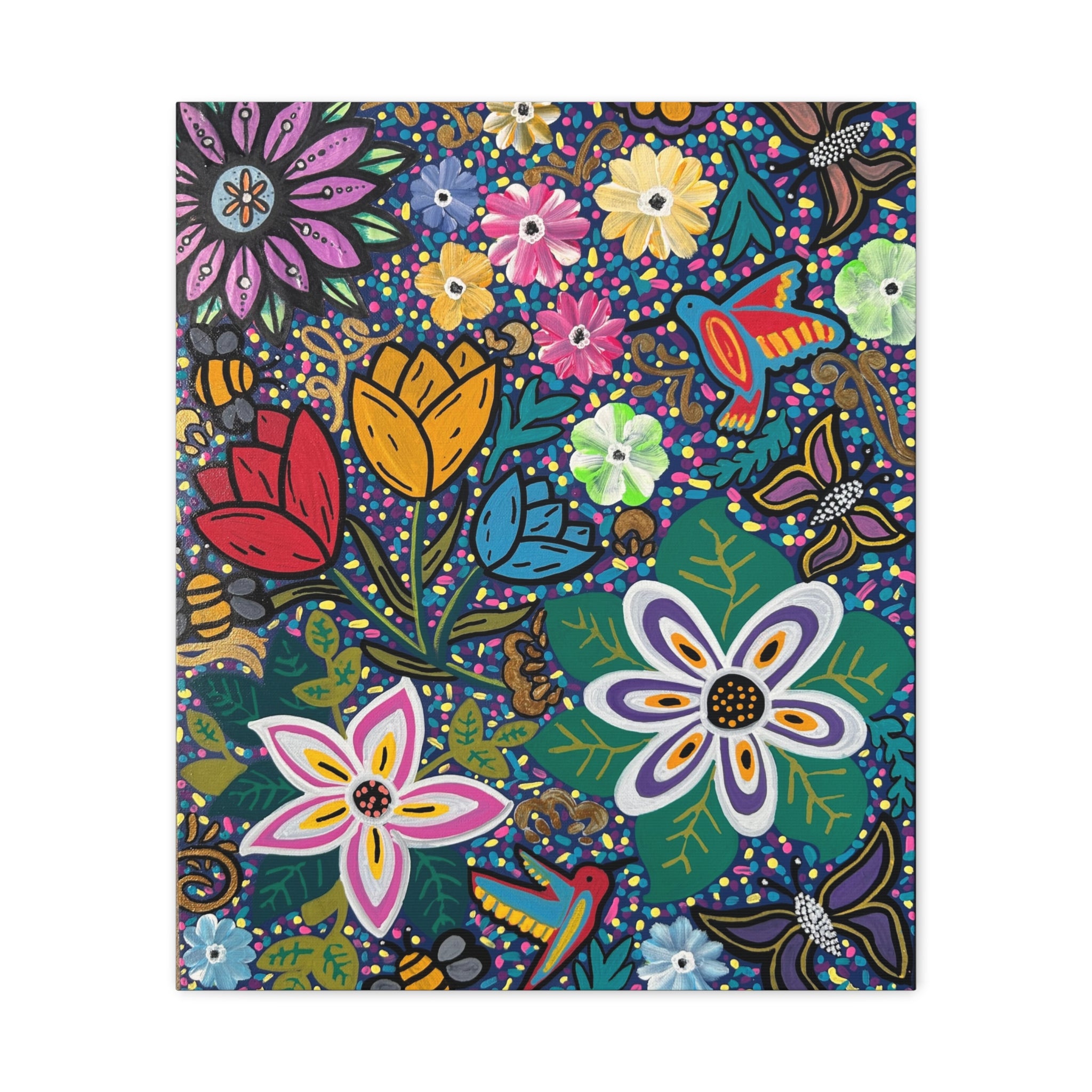 Garden In Bloom Canvas Print — Stretched Wall Art