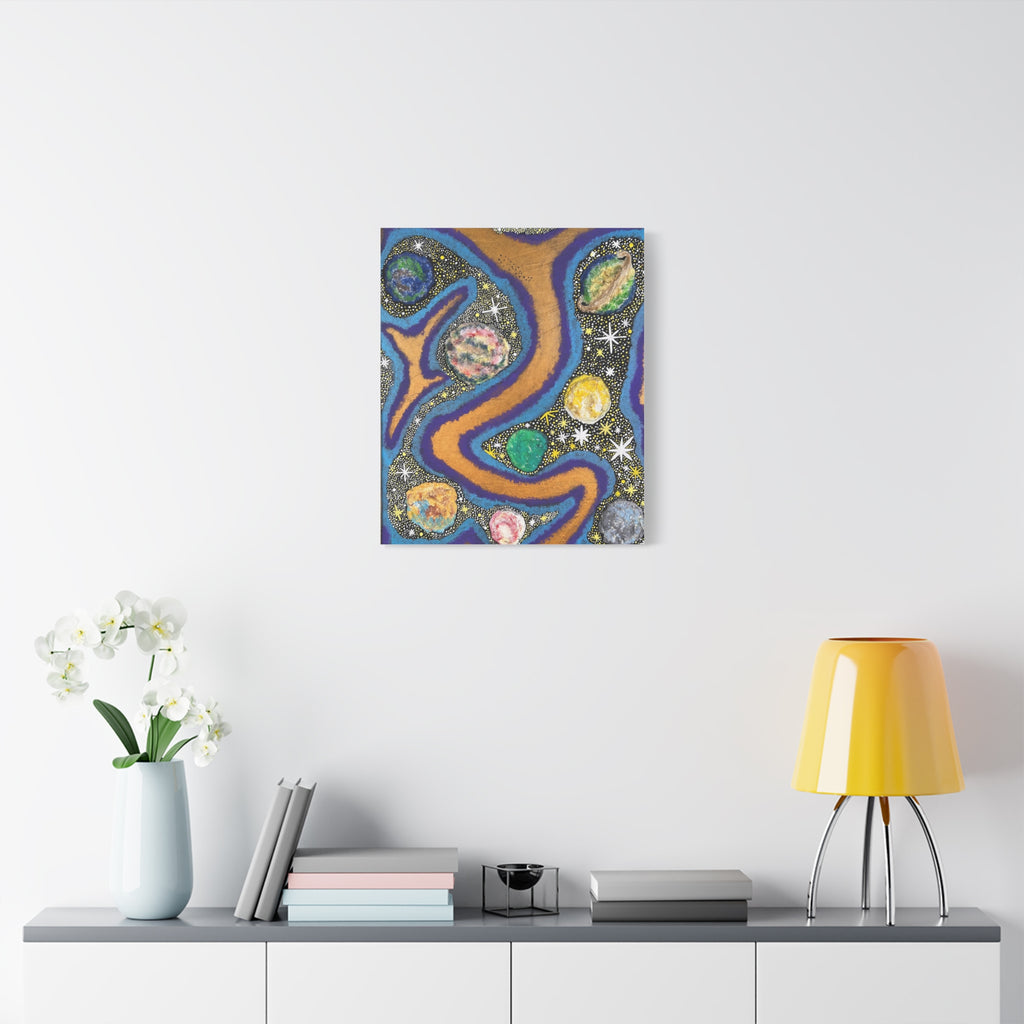 Get Lost In Space Art Canvas Prints- Wall Art