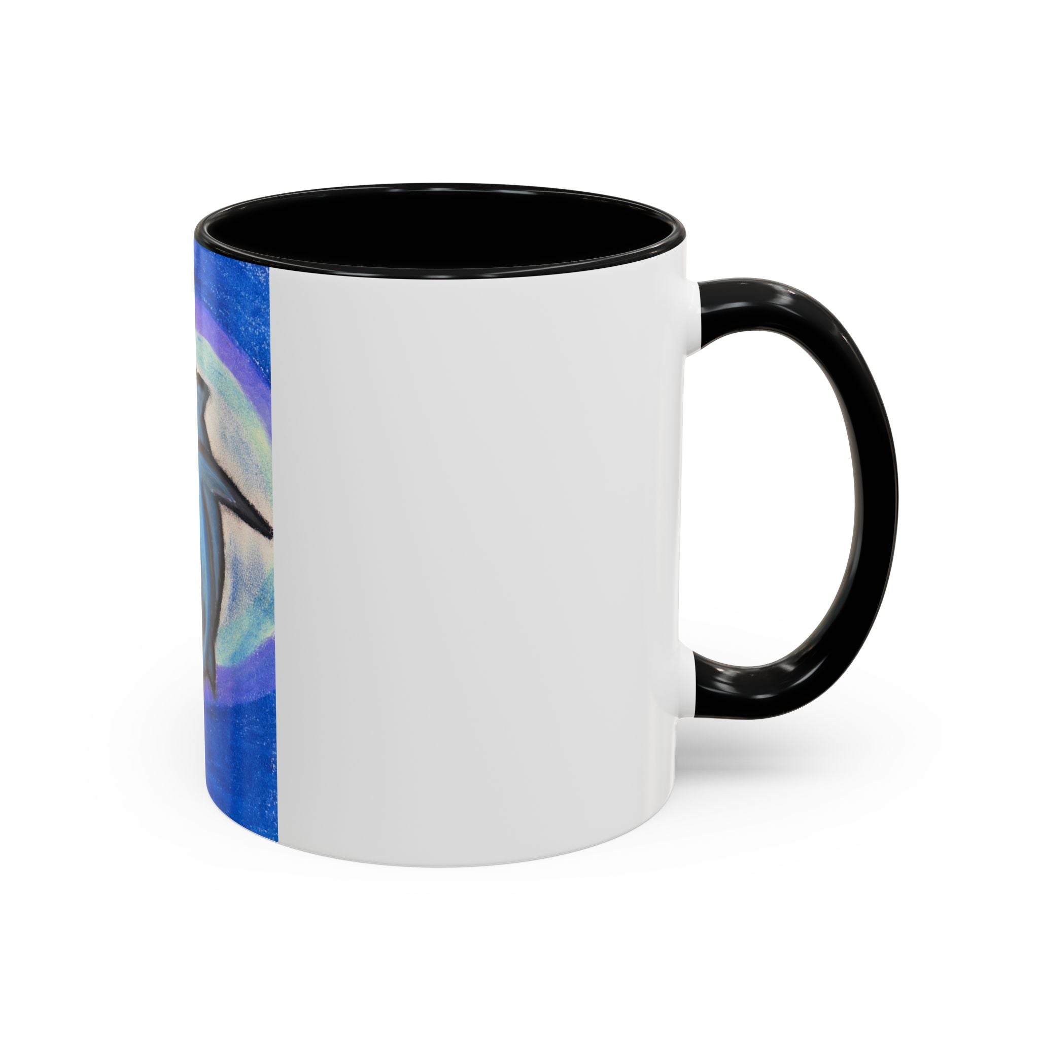 Shark Moon Accent Coffee Mug