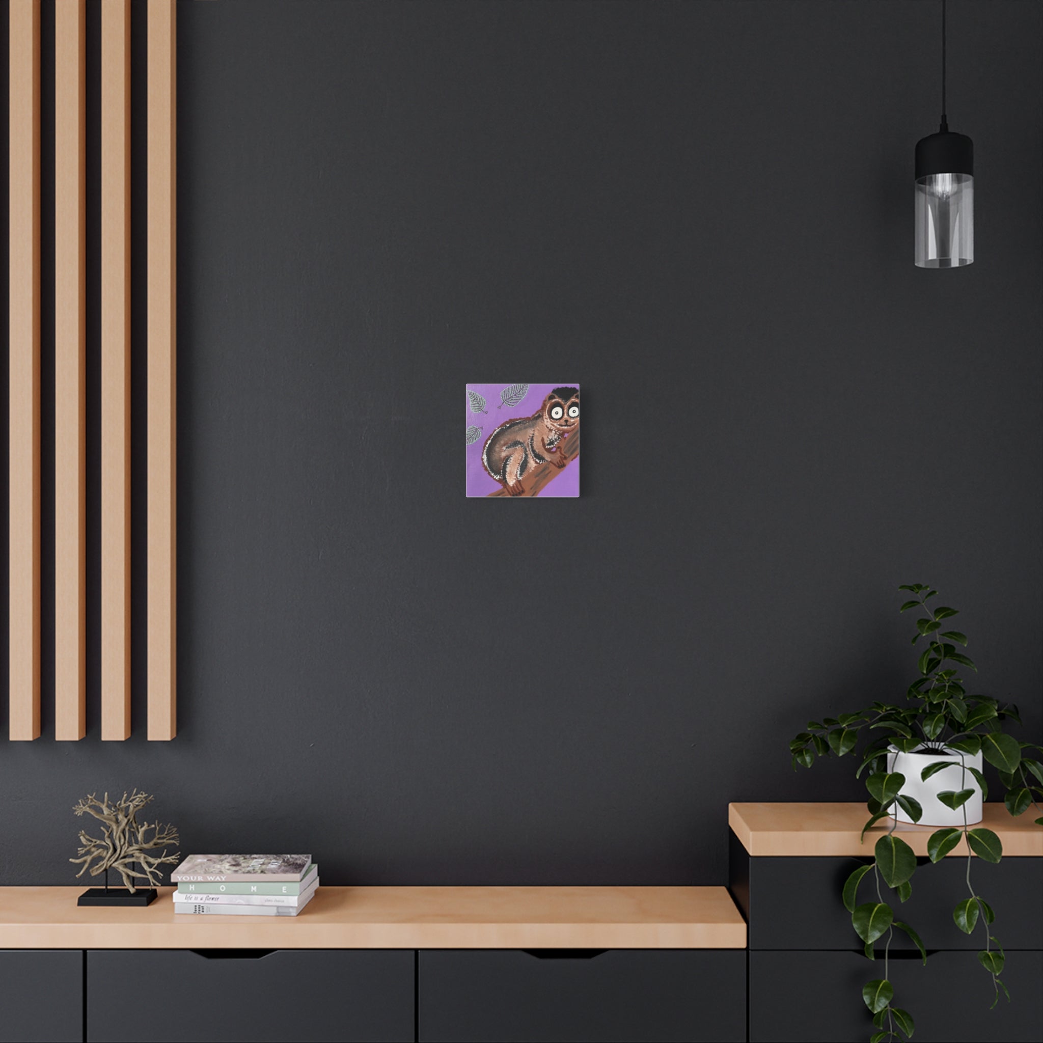 Sally The Slow Loris Canvas Wall Art