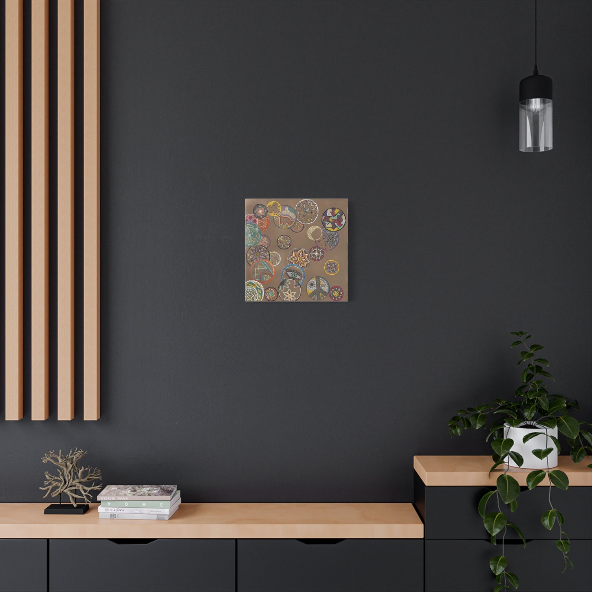 Connected Souls Stretched Canvas Print