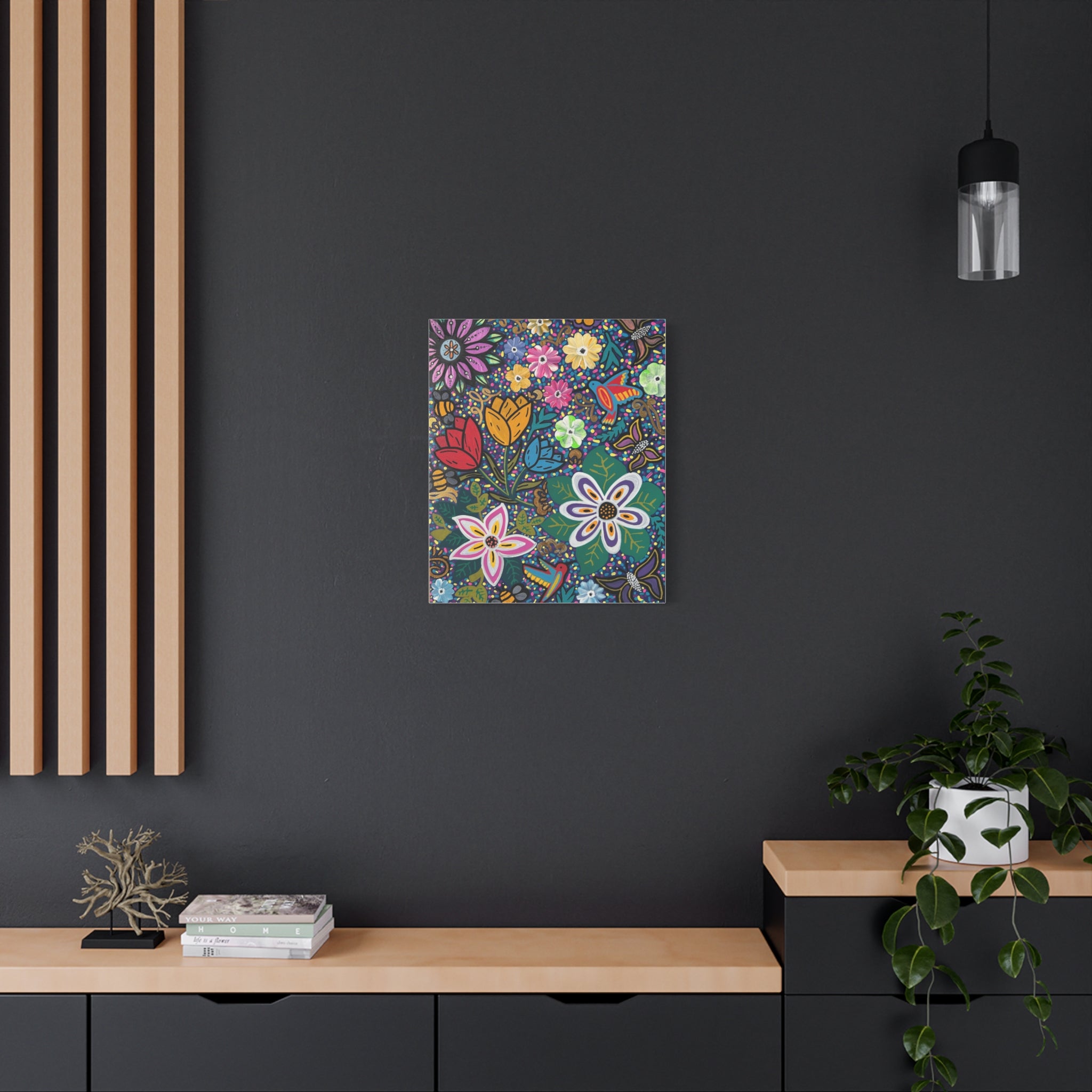 Garden In Bloom Canvas Print — Stretched Wall Art