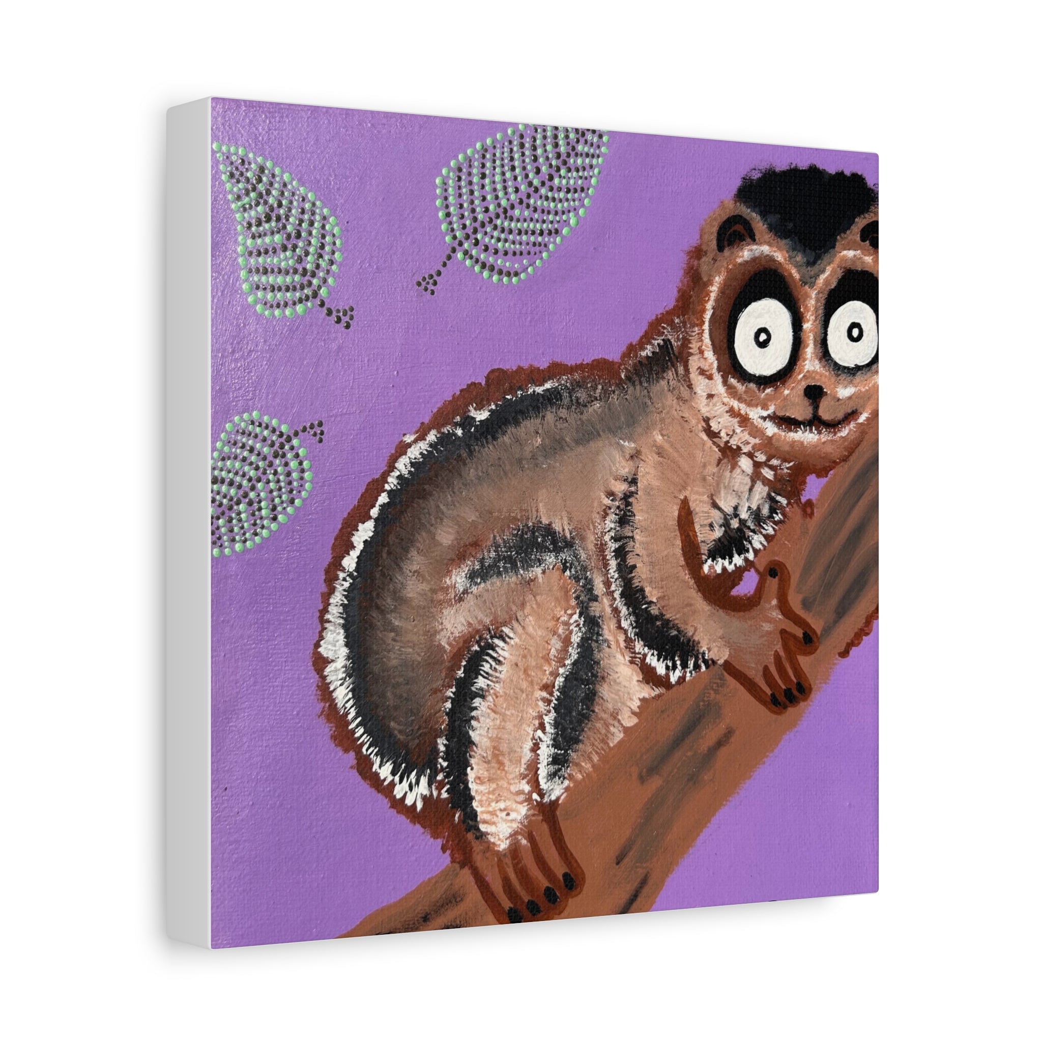 Sally The Slow Loris Canvas Wall Art
