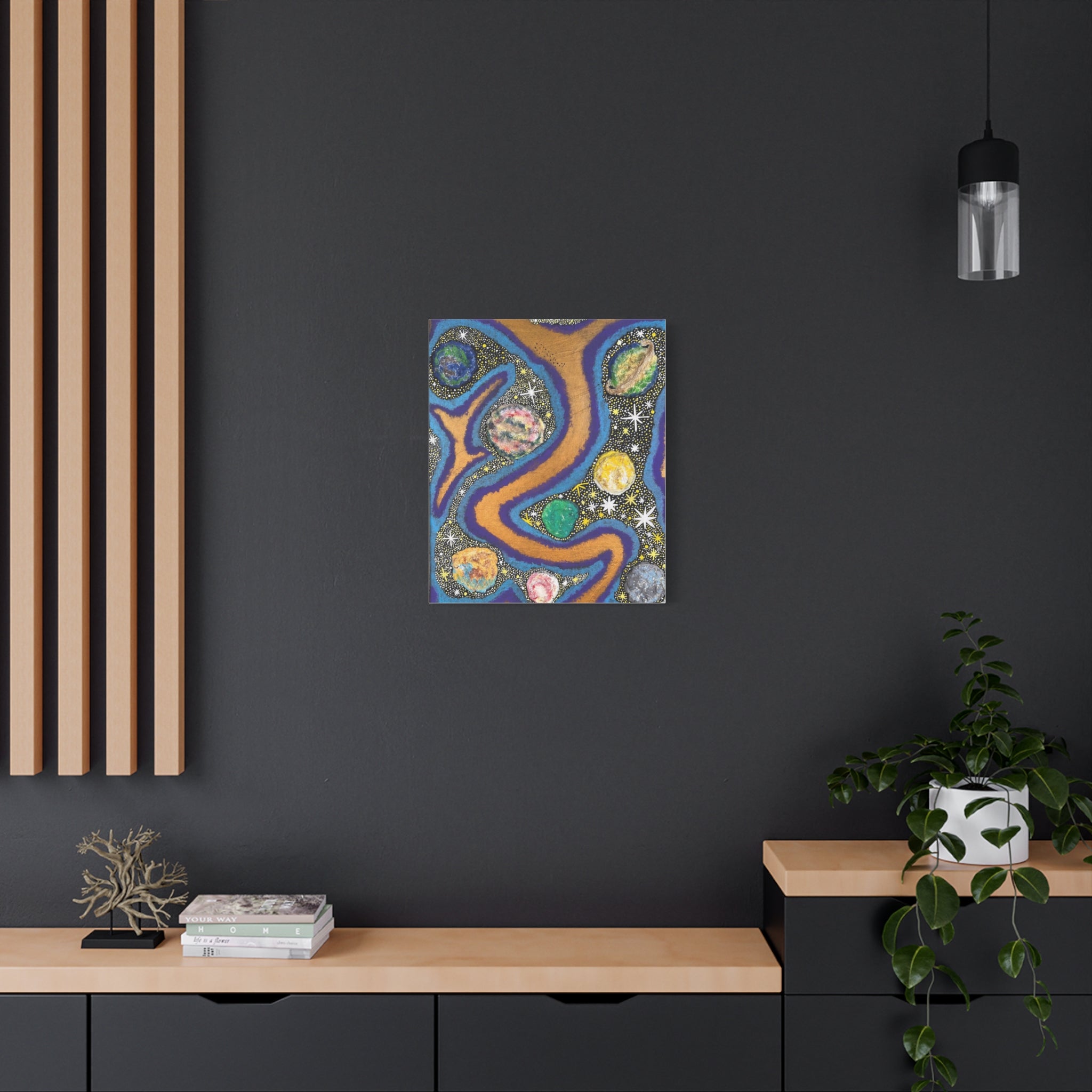 Get Lost In Space Art Canvas Prints- Wall Art
