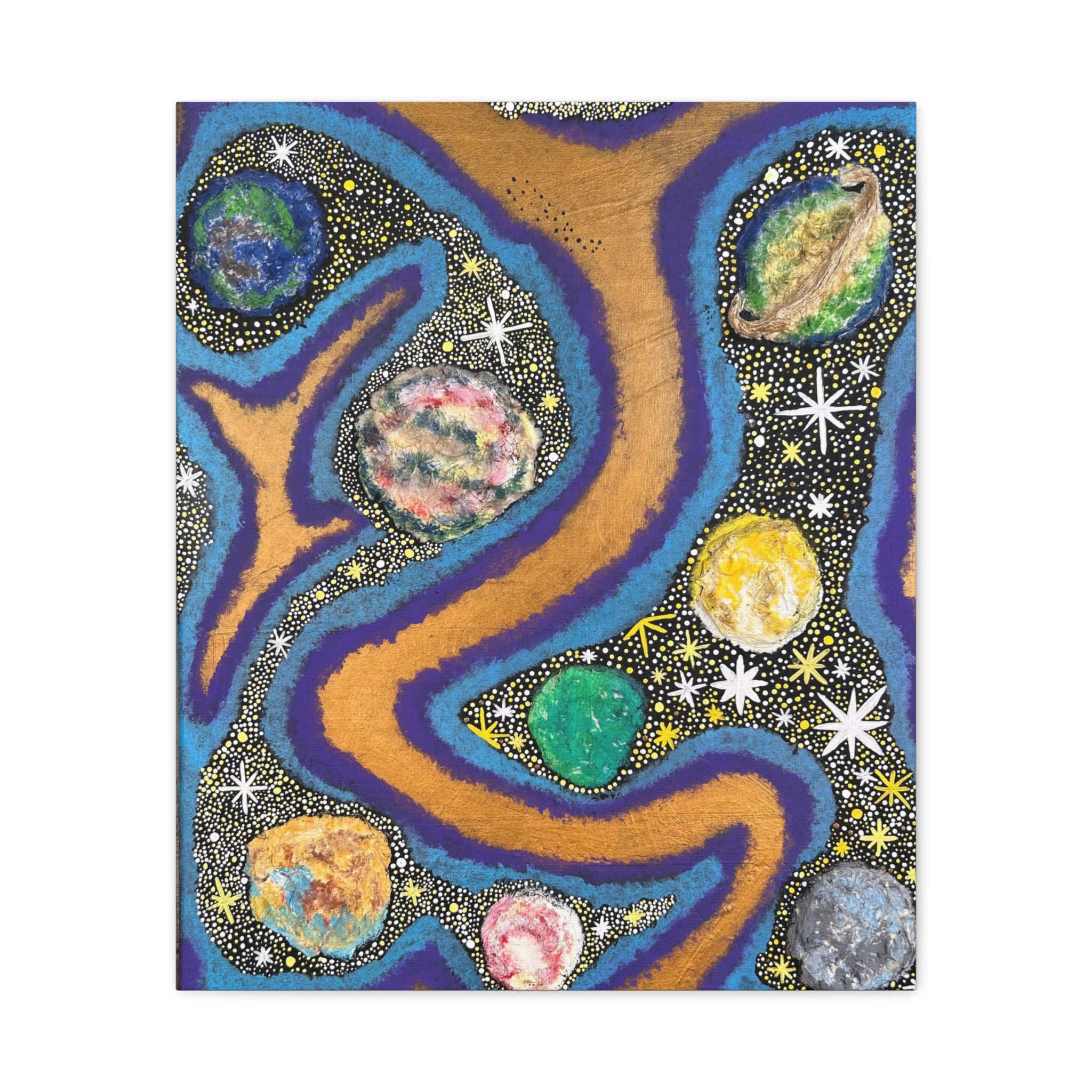 Get Lost In Space Art Canvas Prints- Wall Art