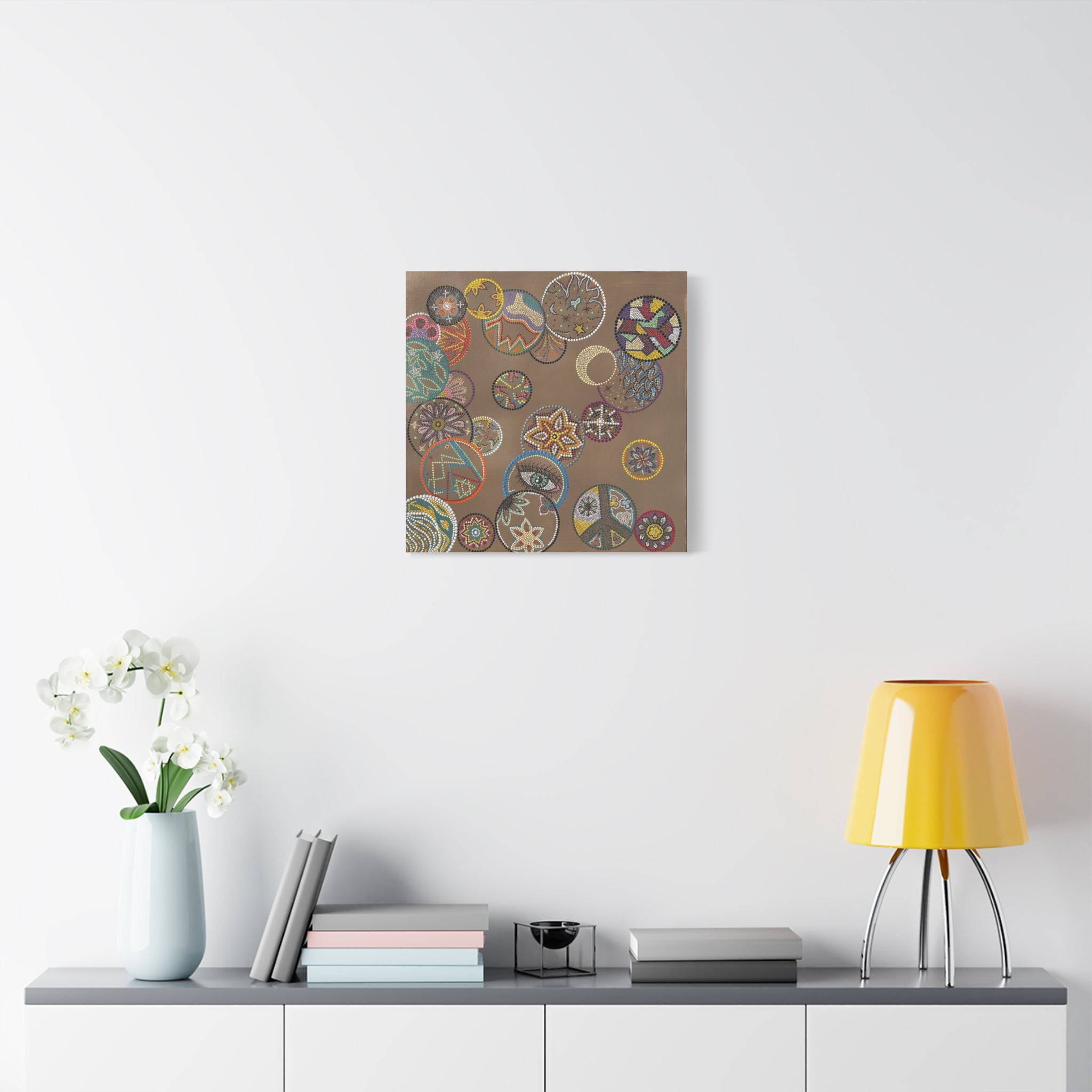 Connected Souls Stretched Canvas Print