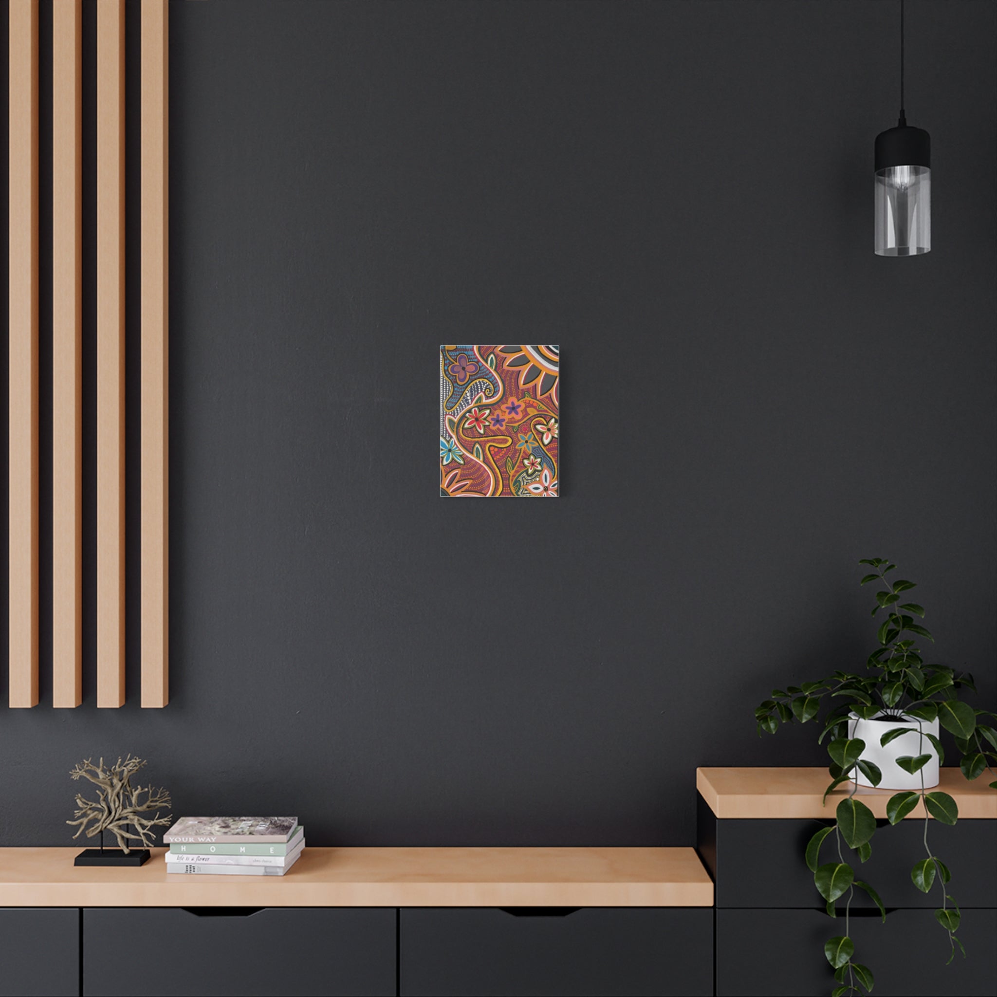 Floral Dreams Stretched Canvas Print