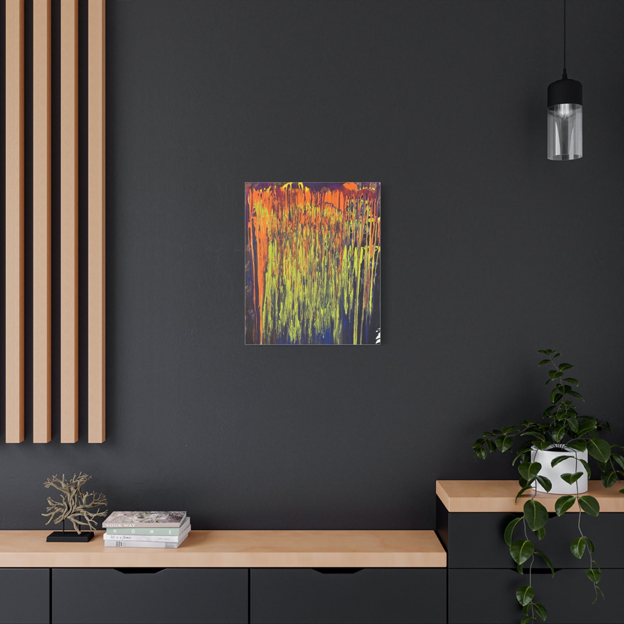 The MeltDown painting Canvas Print — Wall Art