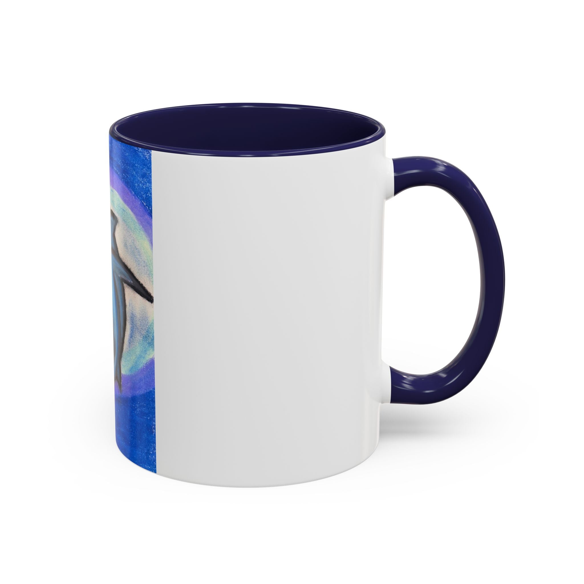 Shark Moon Accent Coffee Mug