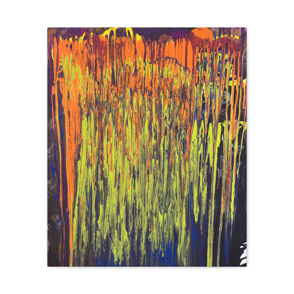 The MeltDown painting Canvas Print — Wall Art