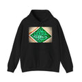 Green Mandala Hoodie - Geometric Floral Graphic Pullover