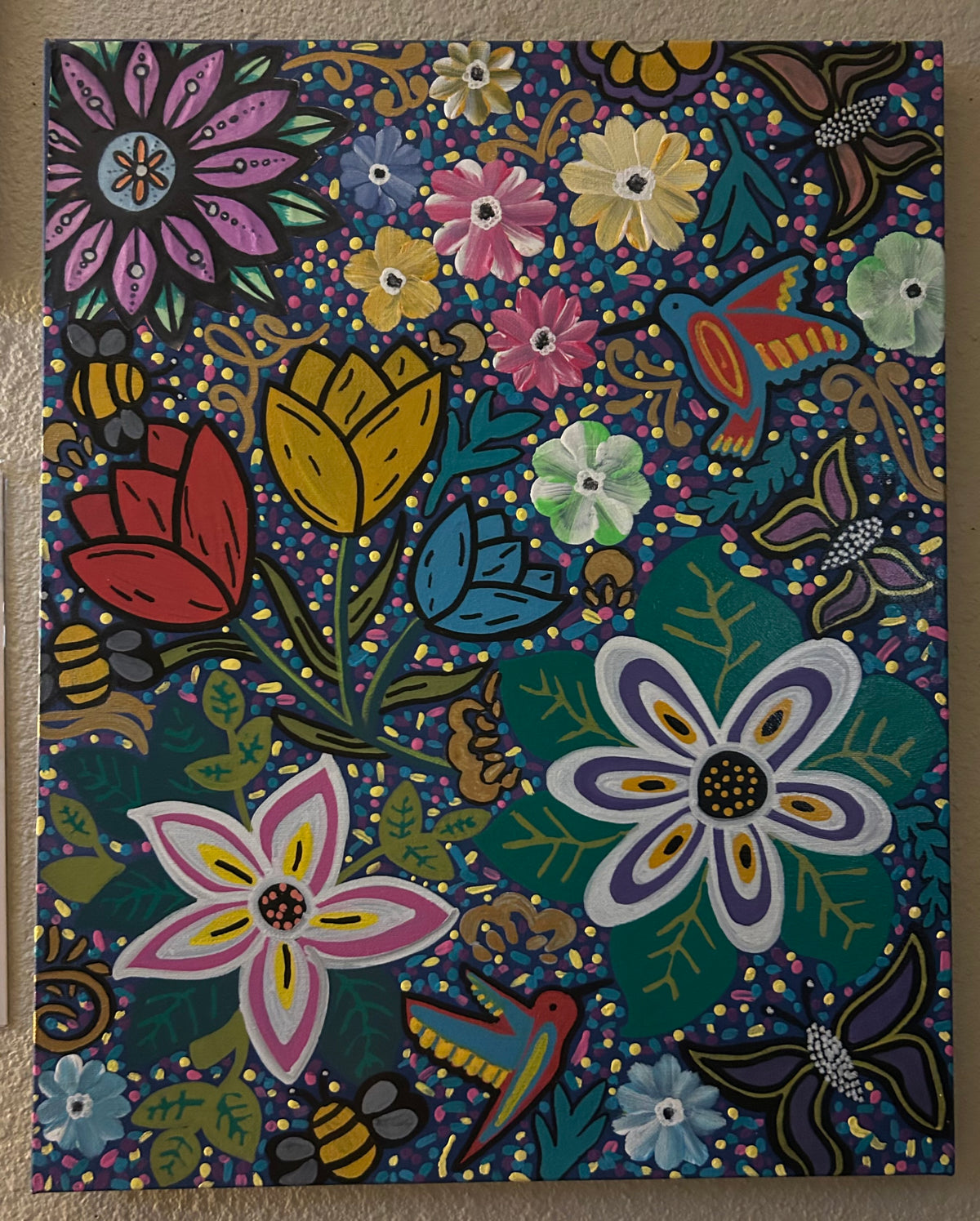 Garden In Bloom Original Art