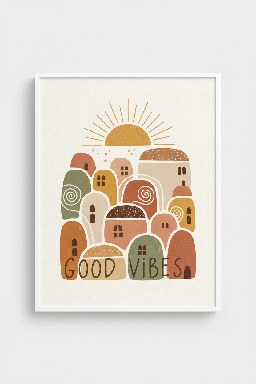 Good Vibes Wall Art Print